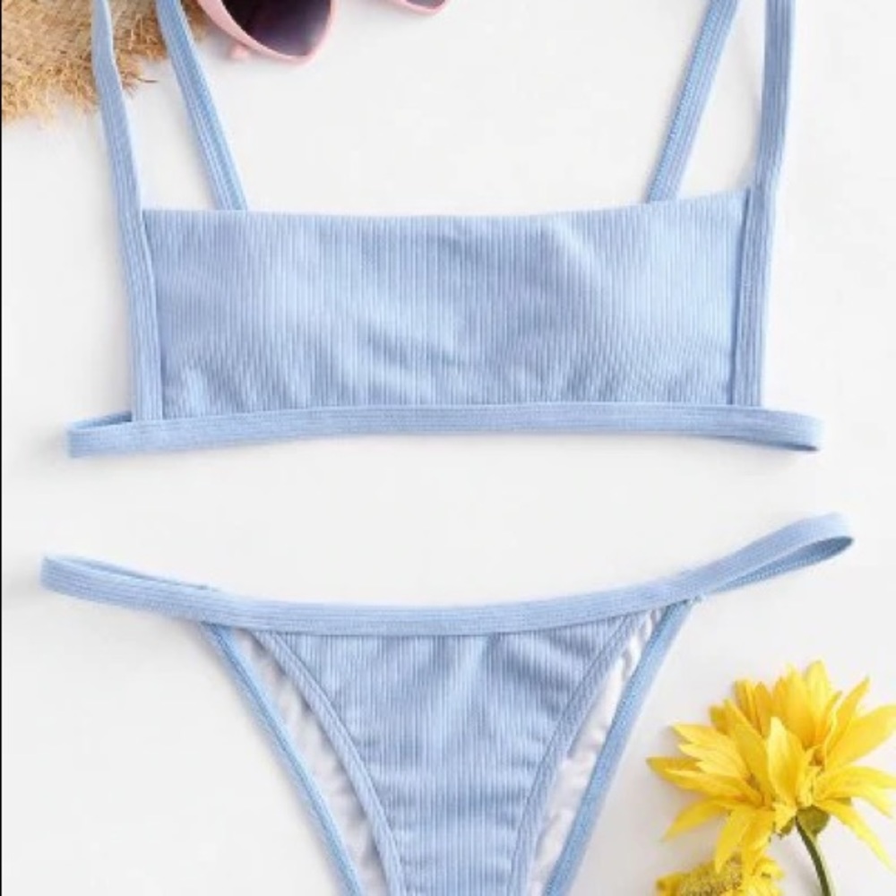 Zaful Blue Bikini
